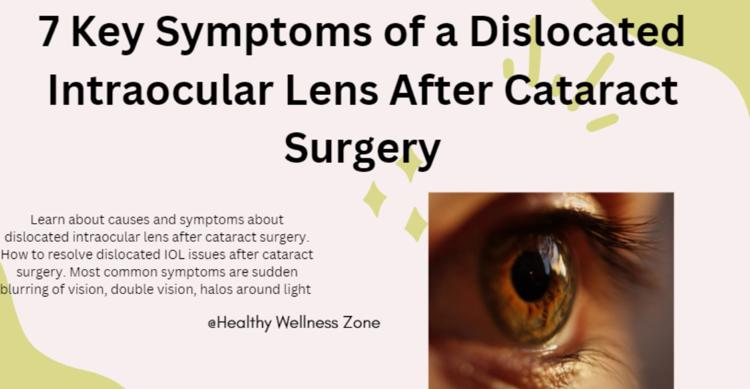 7 Key Symptoms of a Dislocated Intraocular Lens After Catara